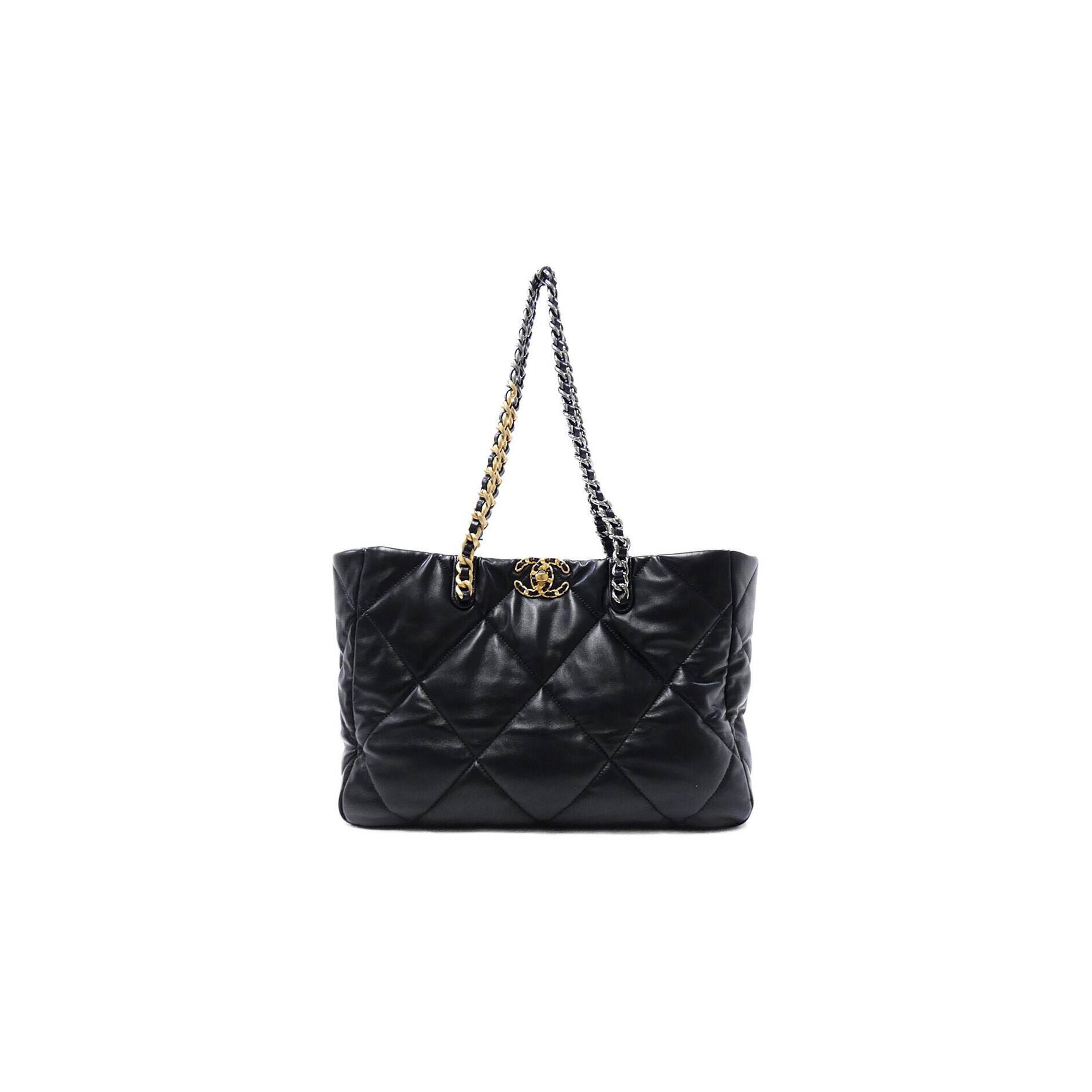 Ch*el 19 shopping bag as3660 b04852 94305 (41*24*10.5cm)